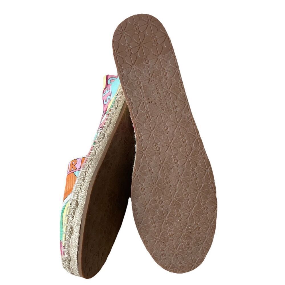 New Kate Spade New York Geo Sun Espadrille Loafer Size 9.5 - Picture 6 of 6